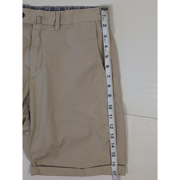 GANT Men's W31 Beige Chino Shorts Casual Cotton Stretch Flat Front Classic - Picture 12 of 16